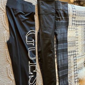 3 Pairs Leggings Never Worn. Guess, Seven, and Britts Knits. Size L.